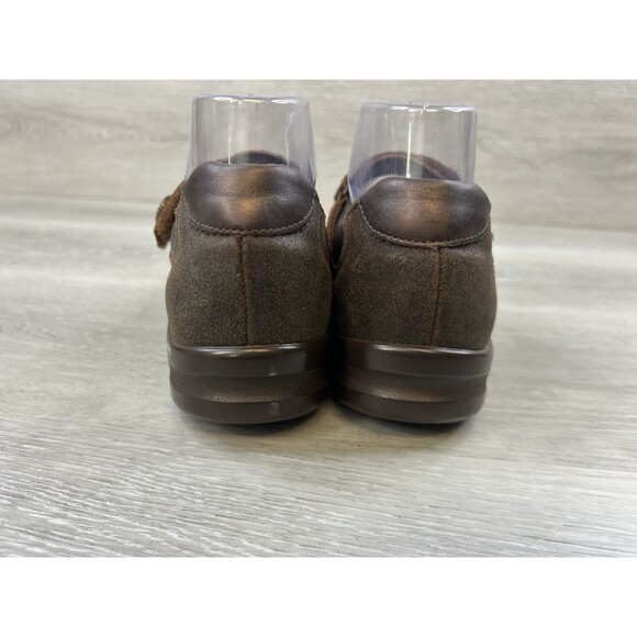 SAS Step Out Womens Brown Mary Jane Shoes 9n Flat Leather Casual Comfort - Picture 4 of 10